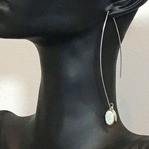 NWT Expressions Women’s Silver Tone Drop Earrings